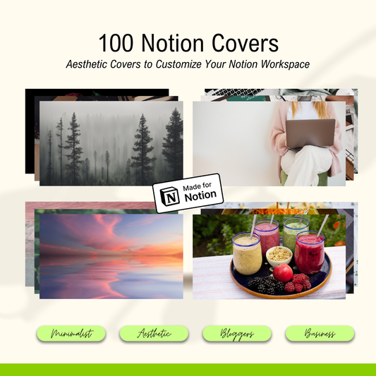 100 Notion Covers Bundle