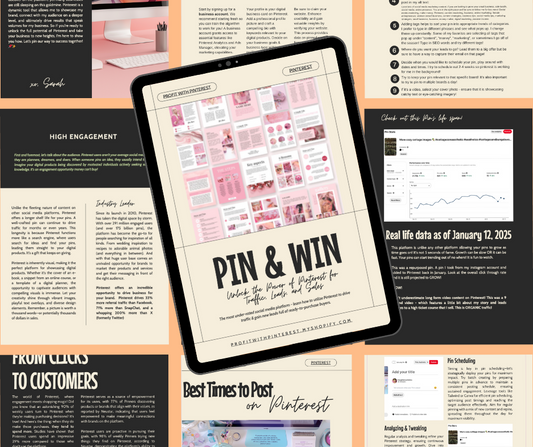 Pin & Win: Unlock the Power of Pinterest for Traffic, Leads, and Sales